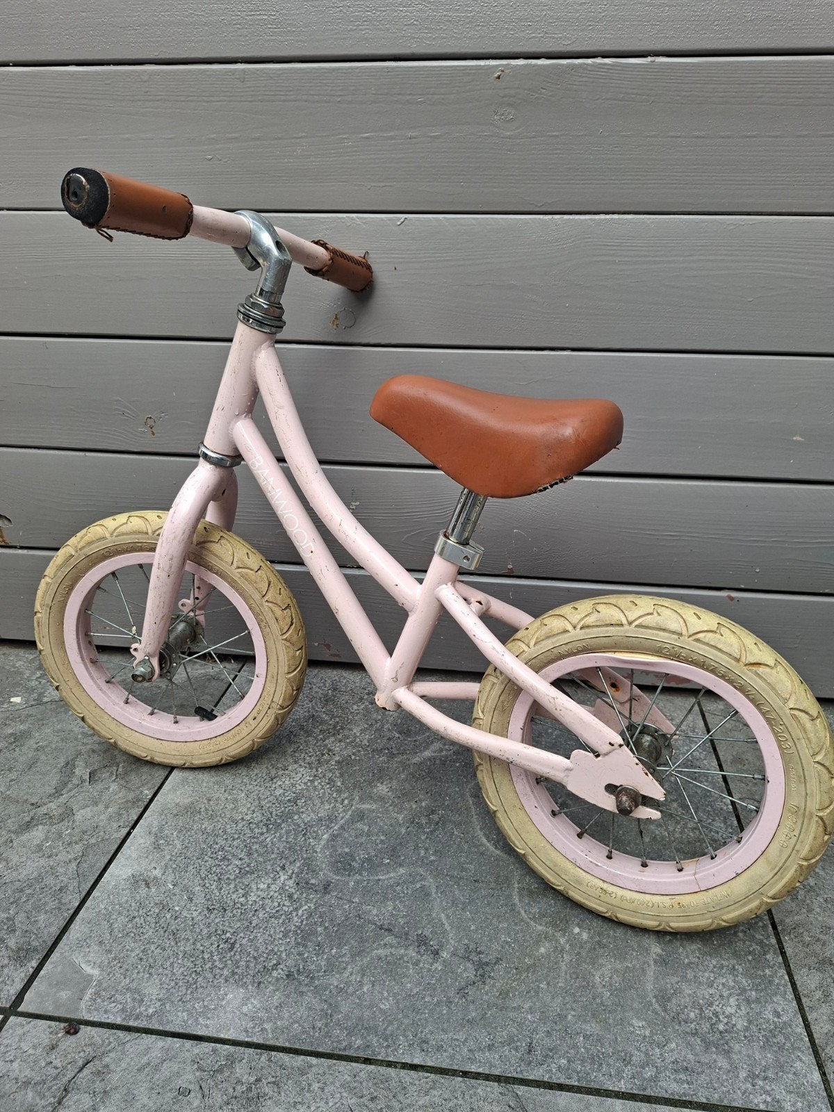 Banwood loopfiets roze - Vintage stijl, Ophalen, Gebruikt, Loopfiets