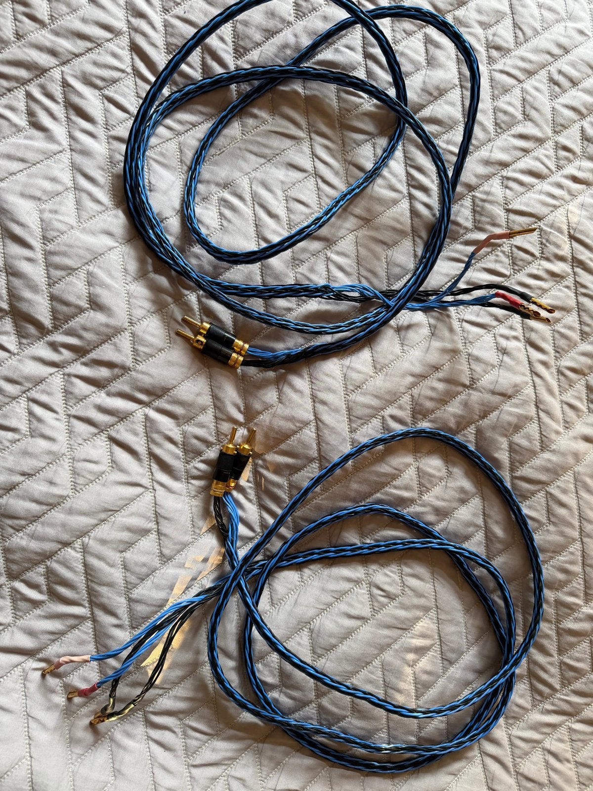 Kimber 8tc bi wire luidsprekerkabels met WBT-0644, Ophalen of Verzenden, Gebruikt, 2 tot 5 meter, Luidsprekerkabel