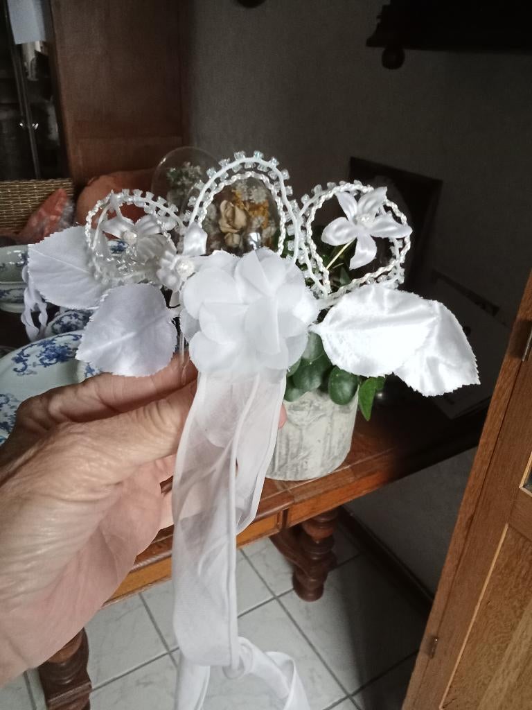 2 de zeer oude communiekant haar diadeem, Antiek en Kunst, Ophalen of Verzenden