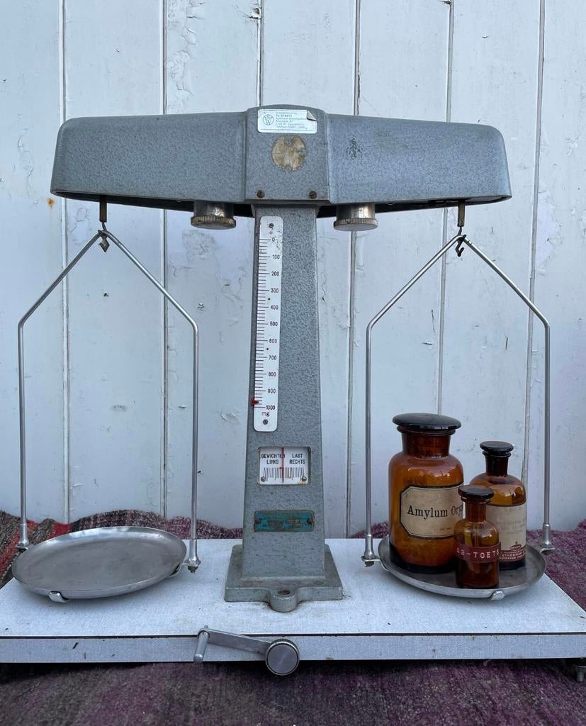 Apothekers weegschaal, Antiek en Kunst, Curiosa en Brocante, Ophalen