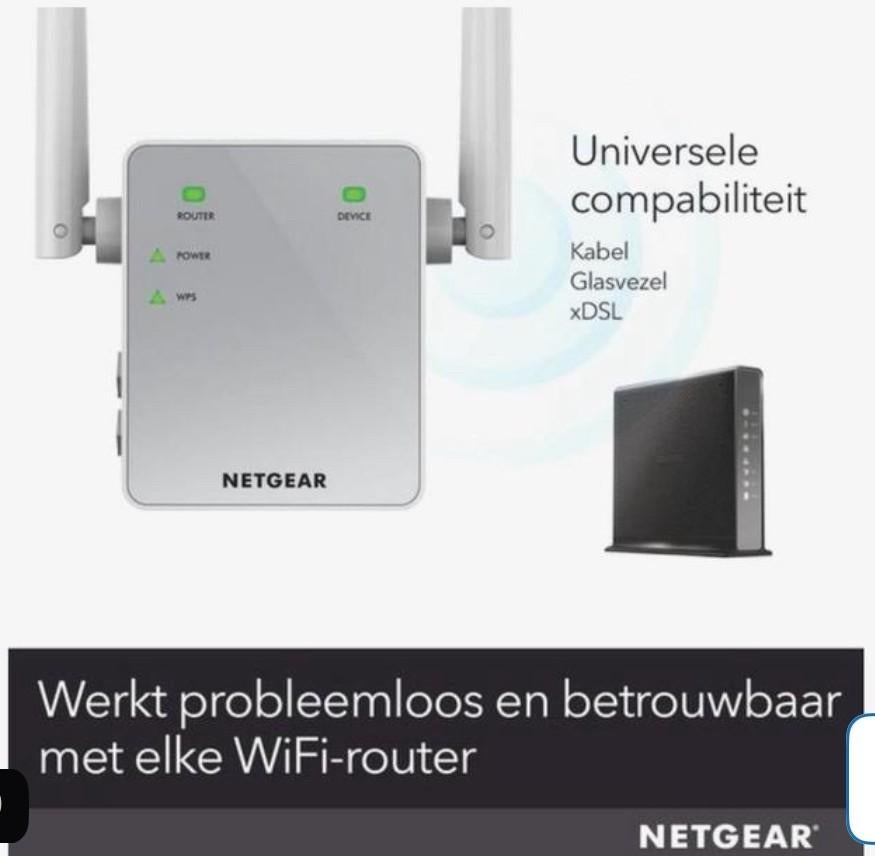 netgear wifi extender 4 stuks, Ophalen of Verzenden, Zo goed als nieuw, Netgear
