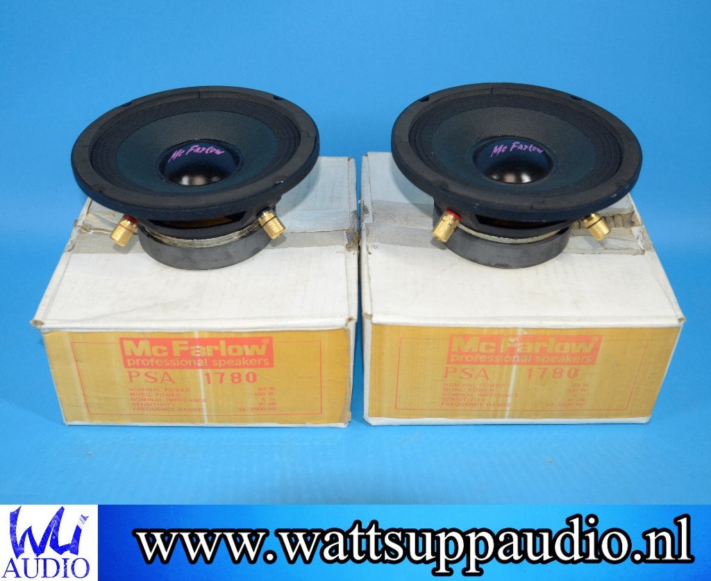 MC Farlow PSA 1780 165mm /6.5'' Speakers 16.5cm