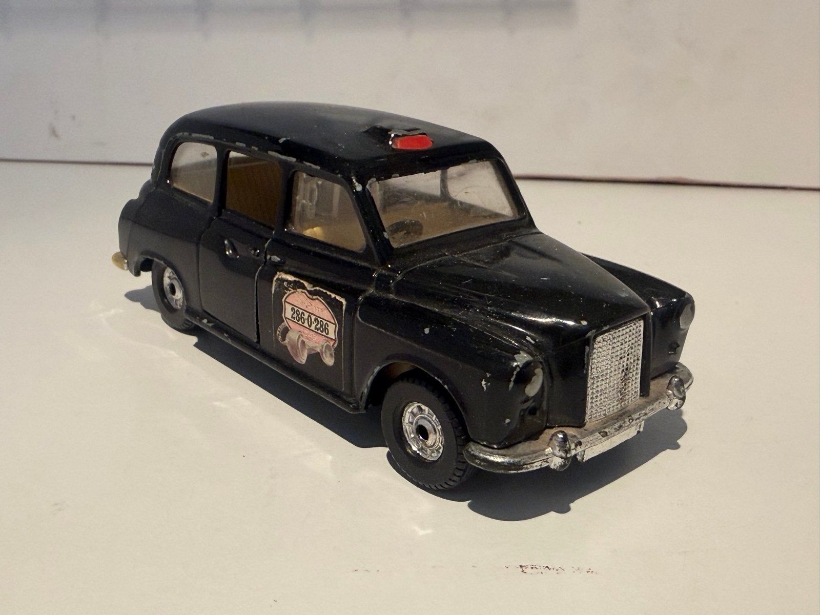 Corgi Toys Austin London Taxi - Zwart, Ophalen of Verzenden, Gebruikt, Auto