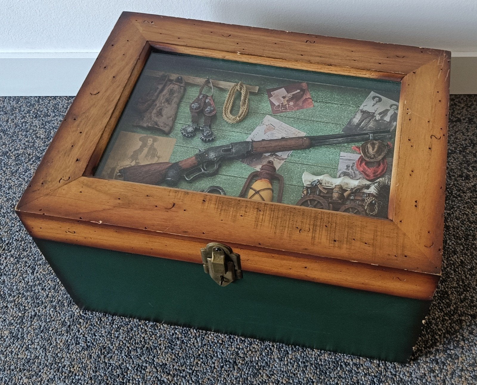 Opbergkist Western style, Minder dan 50 cm, Minder dan 50 cm, Zo goed als nieuw, 5 – 50