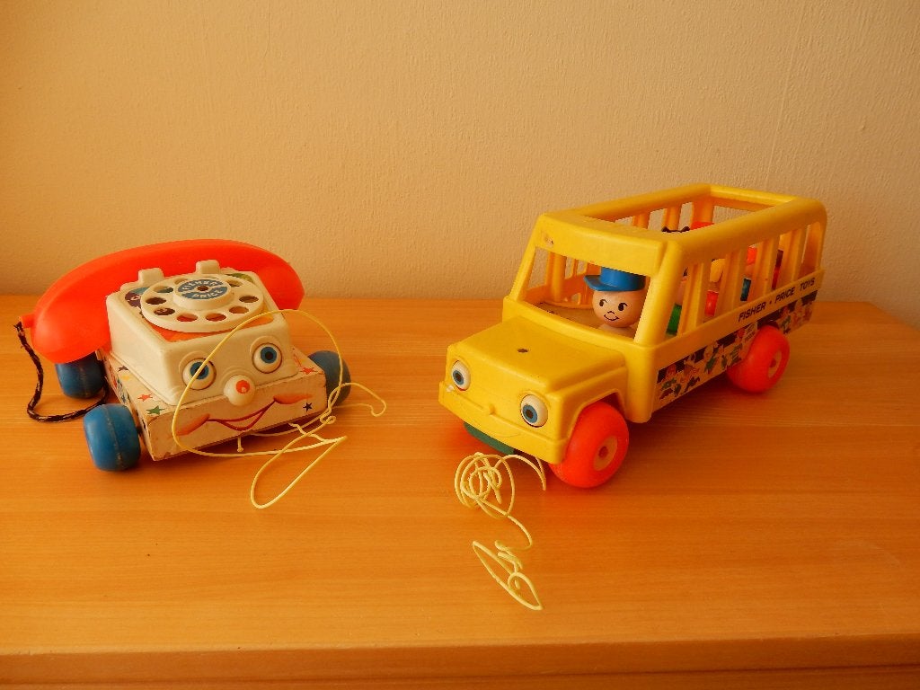 fisher price schoolbus en telefoon, Kinderen en Baby's, Ophalen of Verzenden, Gebruikt, Auto of Voertuig, Met geluid
