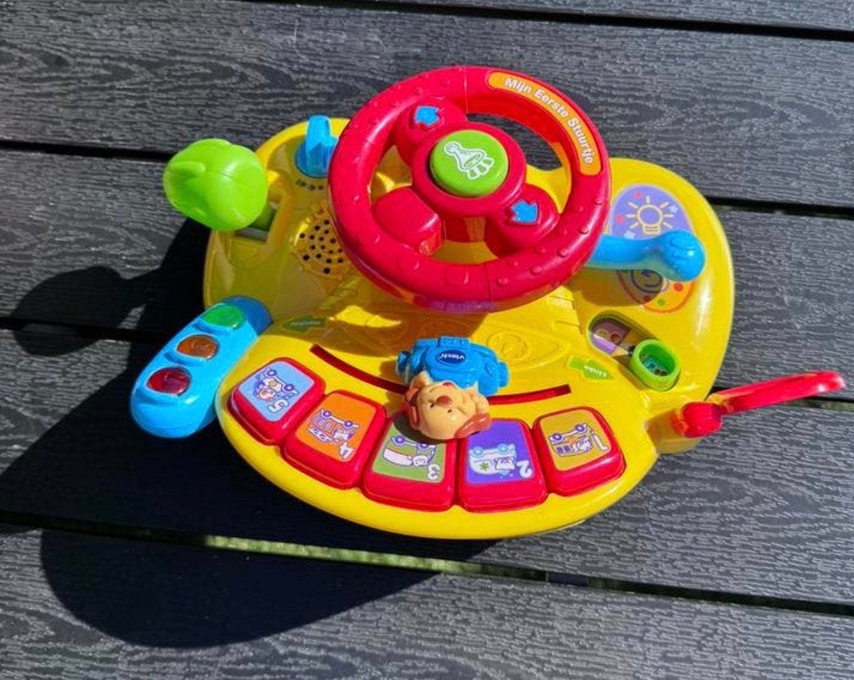 VTech baby stuur speelgoed - interactief - zo goed als nieuw, Kinderen en Baby's, Speelgoed | Vtech, Ophalen of Verzenden, Zo goed als nieuw