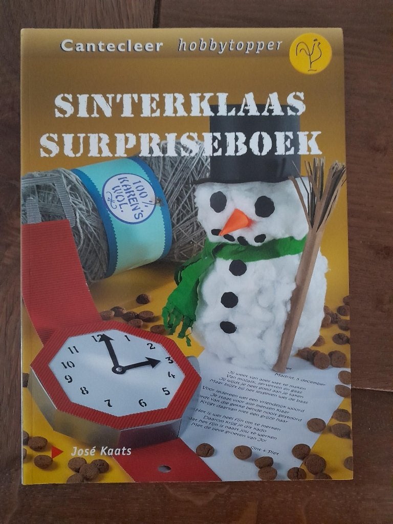 Sinterklaas. Surpriseboek. Hobby knutselboek Cantecleer, Ophalen of Verzenden, Zo goed als nieuw