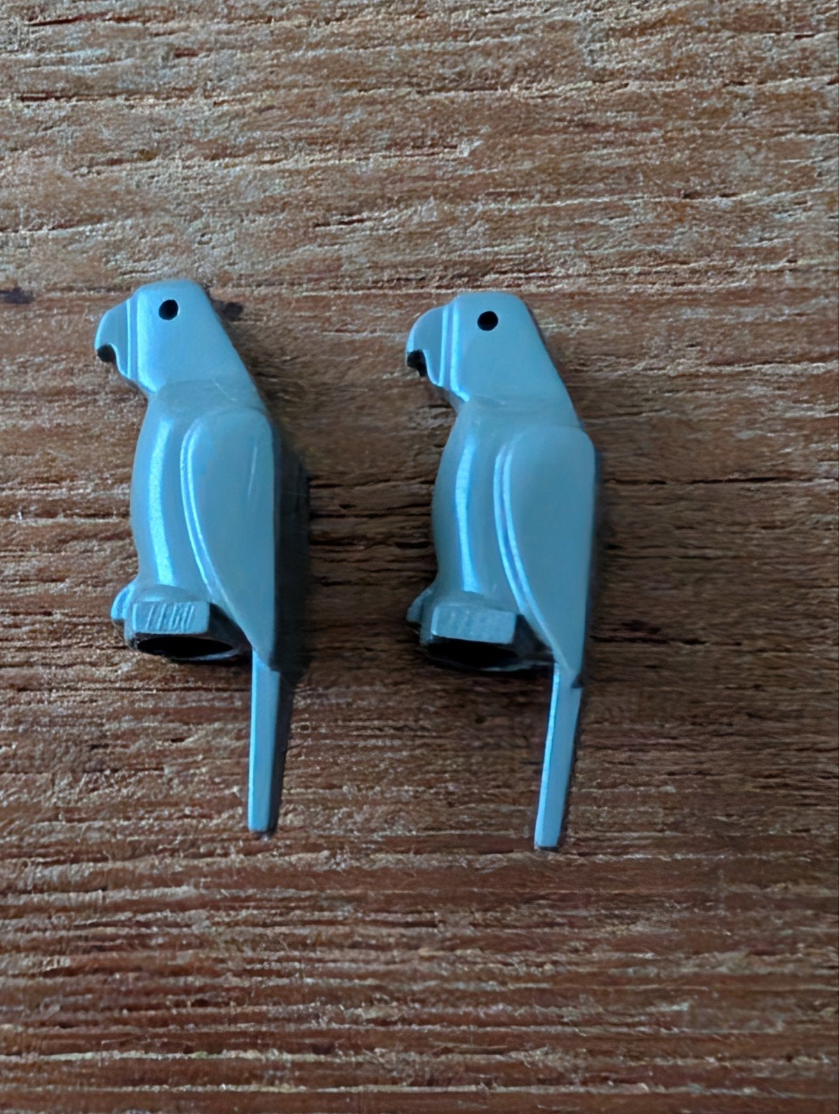 Lego dieren papegaaien 2x donker oud grijs, Ophalen of Verzenden, Zo goed als nieuw, Minifiguur, Lego