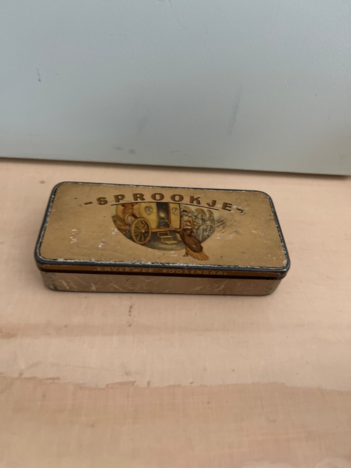 Vintage Kaveewee Roosendaal Senoritas blikje 'Sprookje', Verzamelen, Ophalen of Verzenden, Gebruikt, Overige, Overige merken
