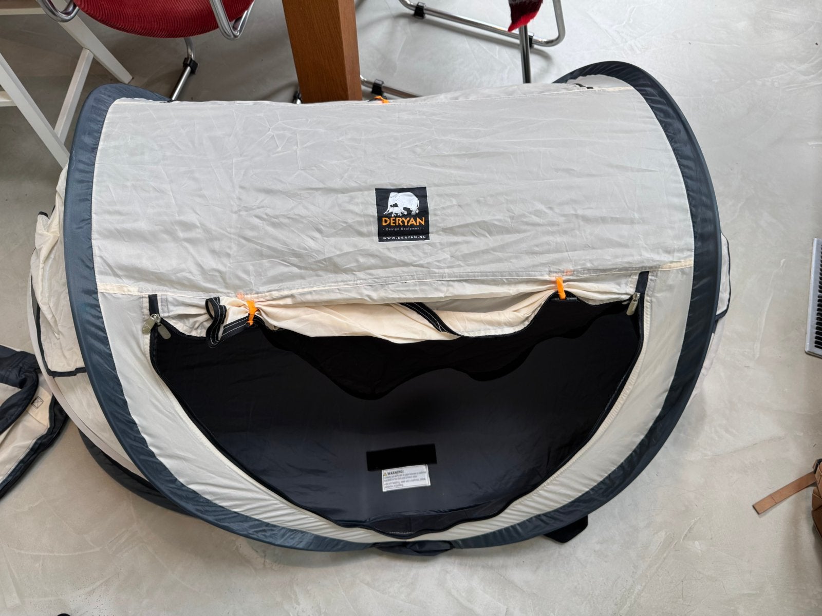 Deryan Travel Cot Peuter Luxe - Compact Reisbed, Huis en Inrichting, Ophalen, Gebruikt, 190 cm of minder, Eenpersoons