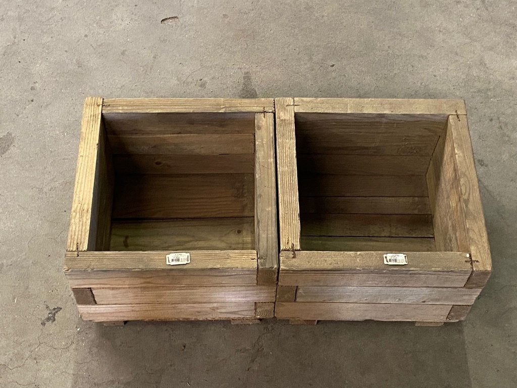 005. Bloembak 33,5x33,5x24,5 cm €35,00 voor 2 stuks!, Tuin en Terras, Minder dan 30 cm, Minder dan 60 cm, Vierkant, Nieuw