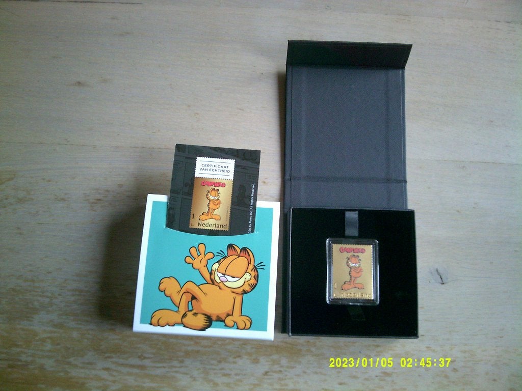 Persoonlijke gouden zegel: thema Garfield, Ophalen of Verzenden, Na 1940, Postfris
