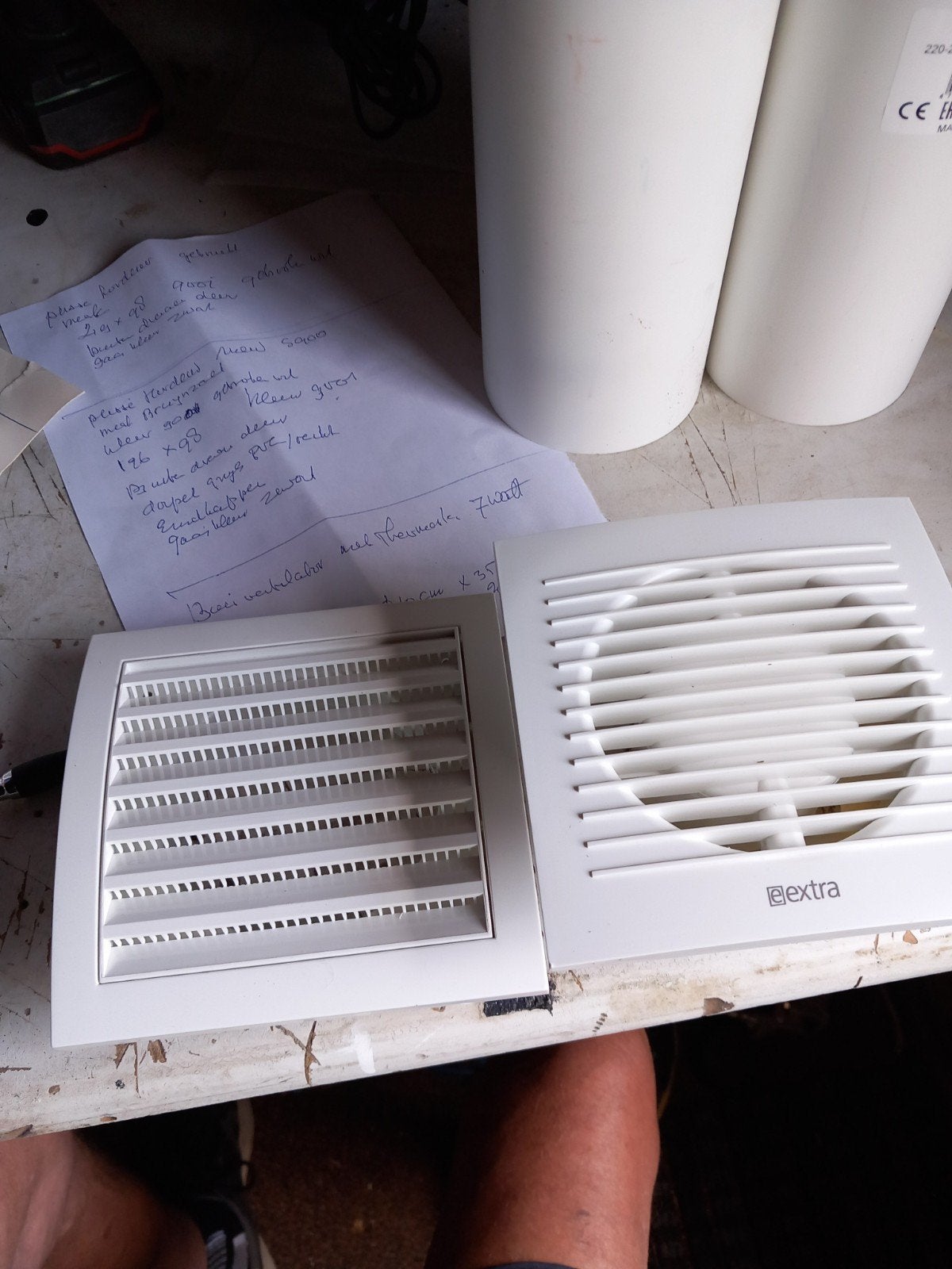 Buisventilator met thermostaat, Ophalen of Verzenden, Afzuiger