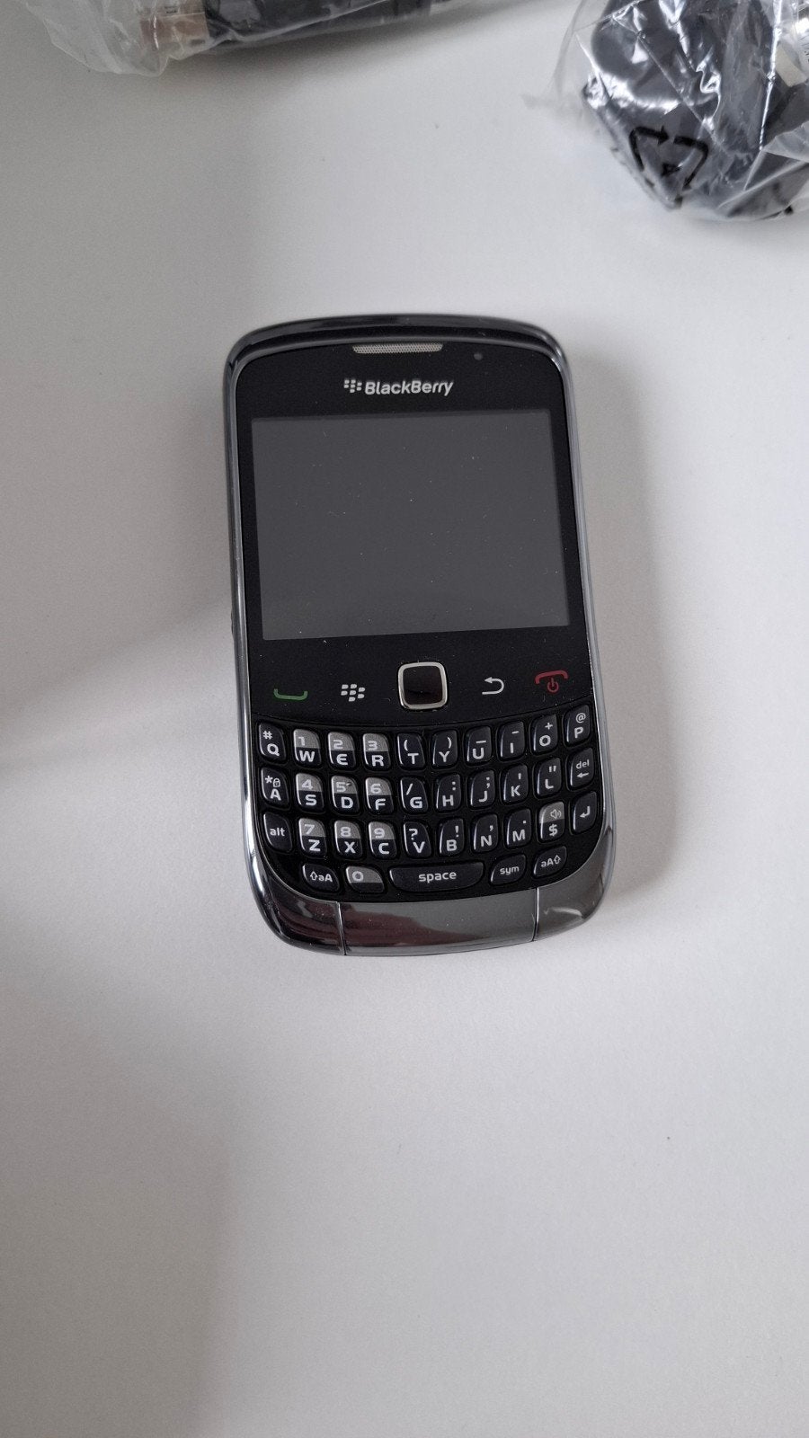 BlackBerry Curve 9300 (OS6) - nooit gebruikt, Telecommunicatie, Mobiele telefoons | Blackberry, Zwart, Touchscreen, Nieuw, 3 tot 6 megapixel