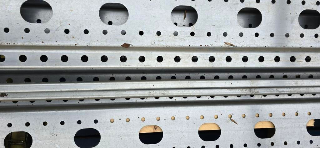 Sigma profielen, restant zaagdelen entresolvloer entresol., Doe-het-zelf en Verbouw, Metalen, Ophalen, Gebruikt, IJzer