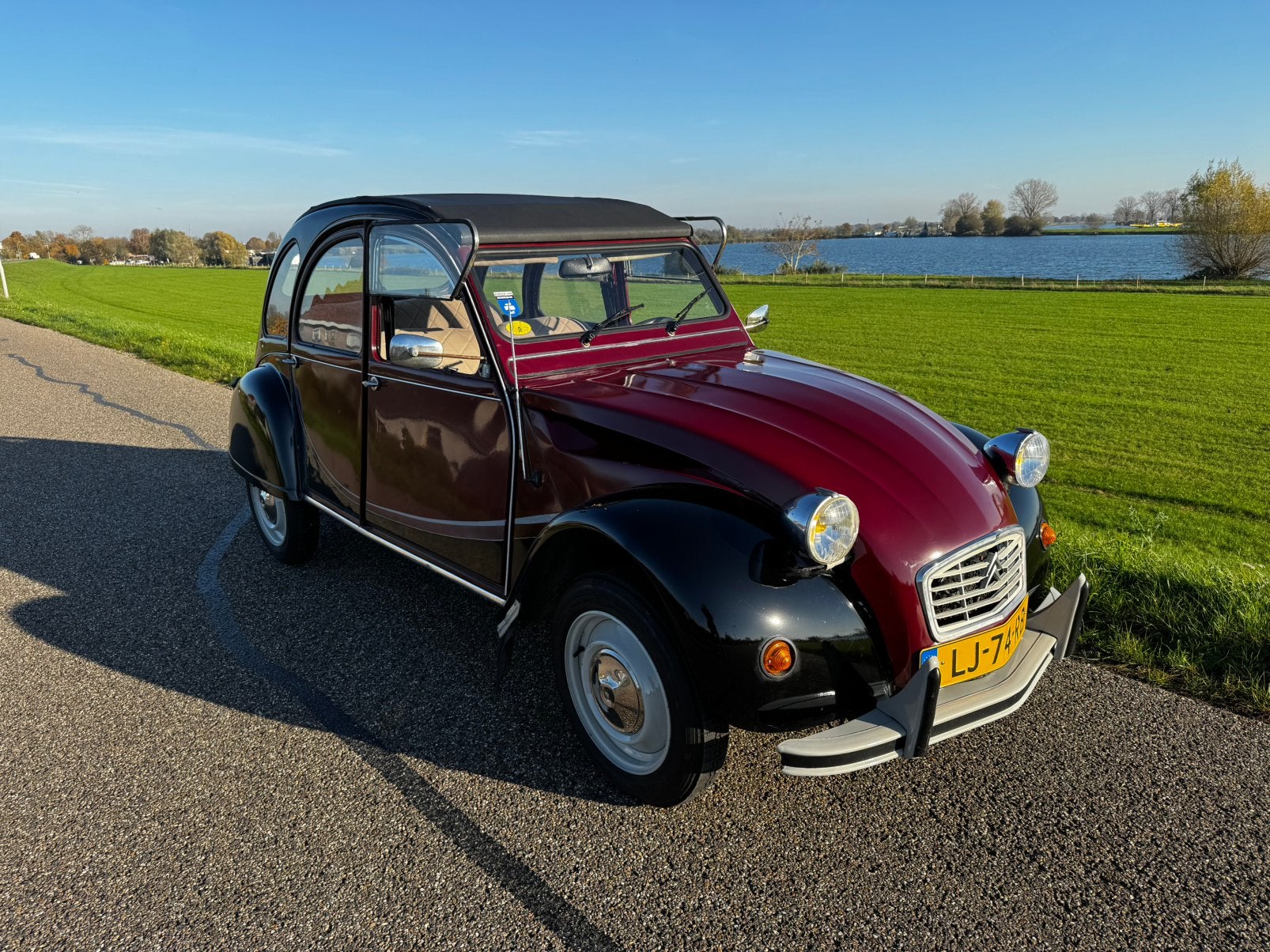 Citroën 2CV 0.6 1984 Rood, Auto's, Citroën, 602 cc, 2CV, 29 pk, Origineel Nederlands