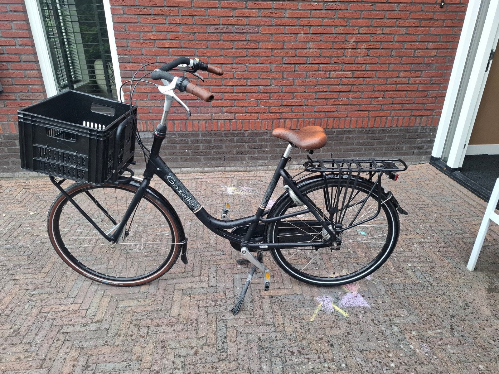 Moederfiets, damesfiets, Gazelle bloom, 56 cm of meer, Ophalen, Gebruikt, Gazelle