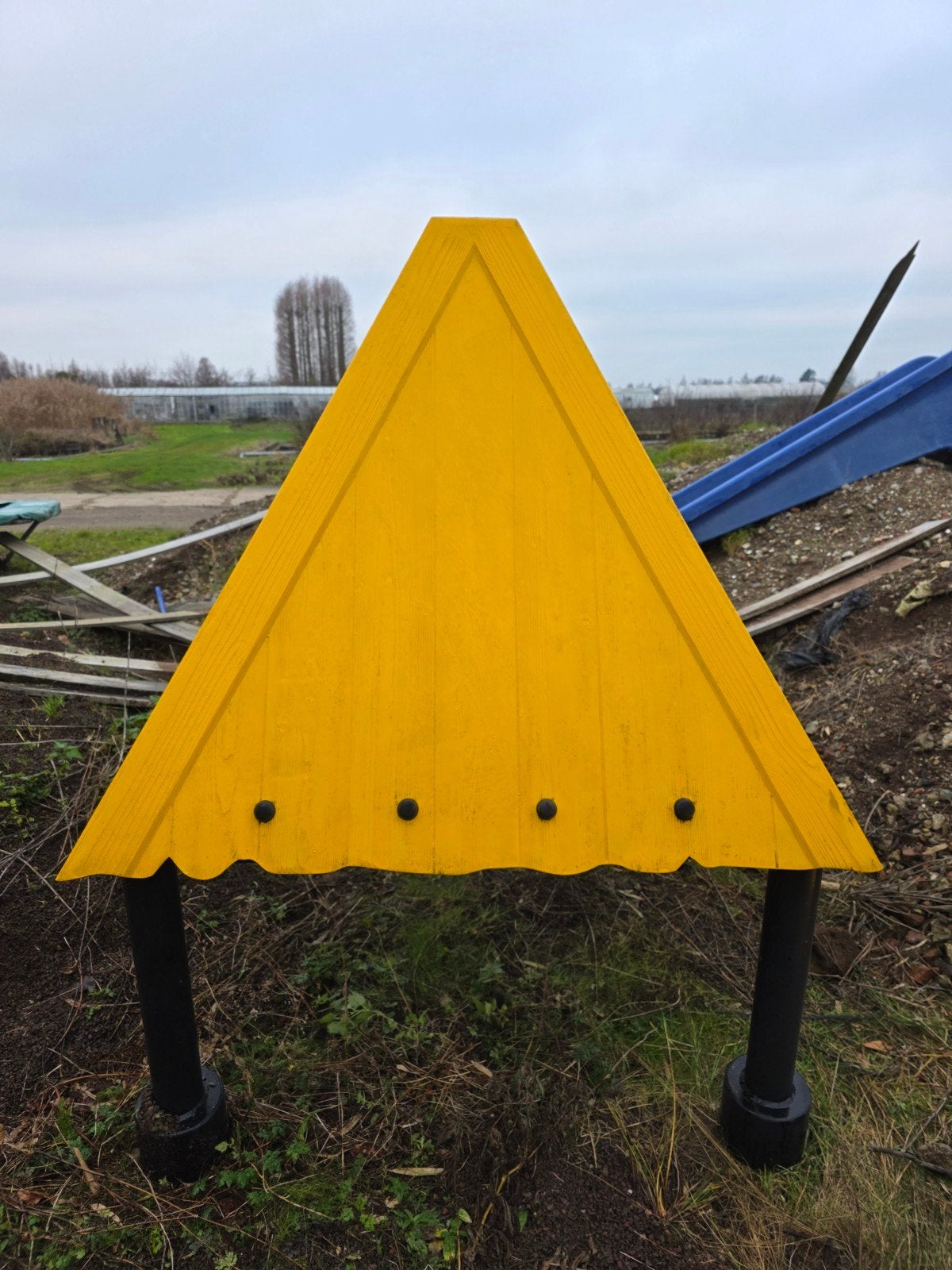 Gele dakje voor speeltoestel, Ophalen, Gebruikt, Overige typen, Aanbouwonderdeel