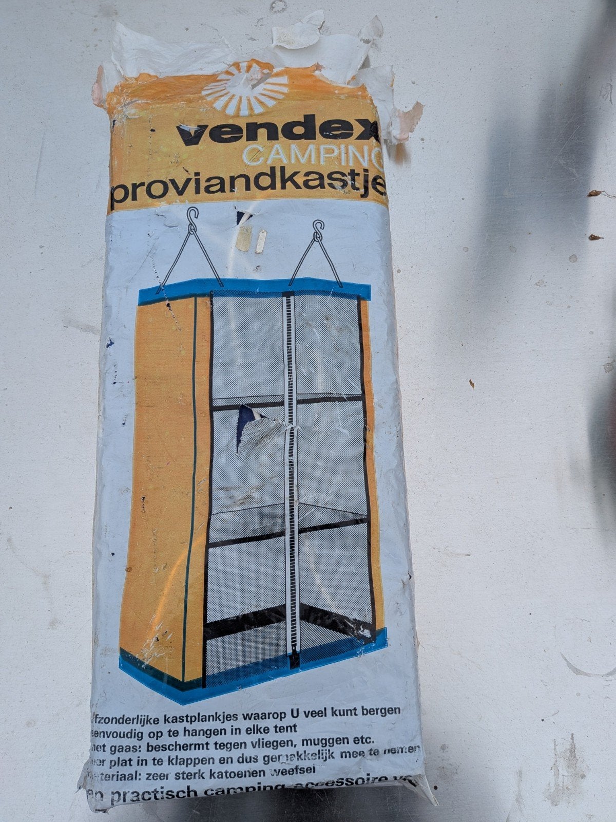 Handig camping proviandkastje - opvouwbaar, Ophalen, Gebruikt