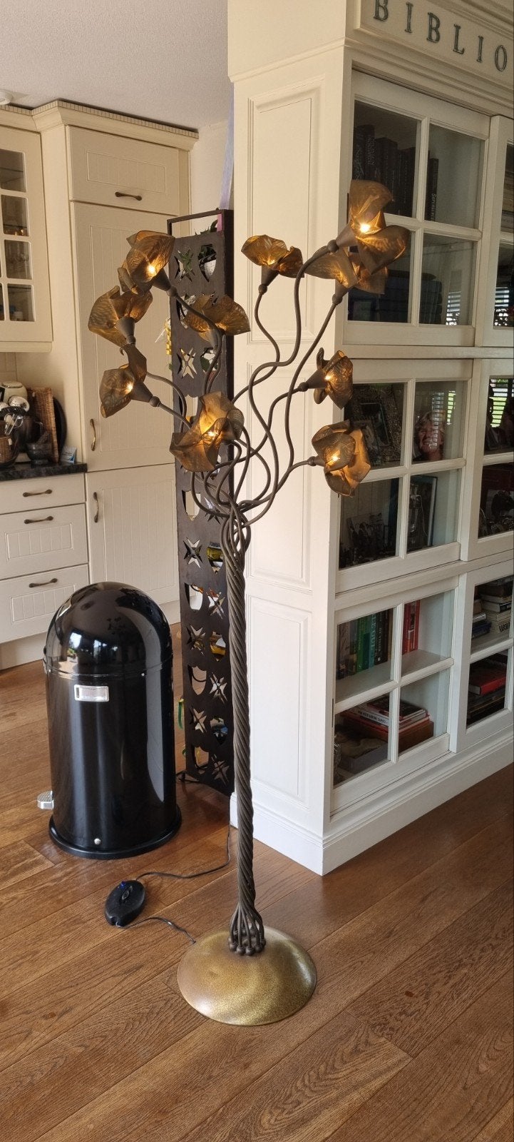 Dimbare "Magic Bronze Tree" Lamp, Huis en Inrichting, Lampen | Vloerlampen, Ophalen