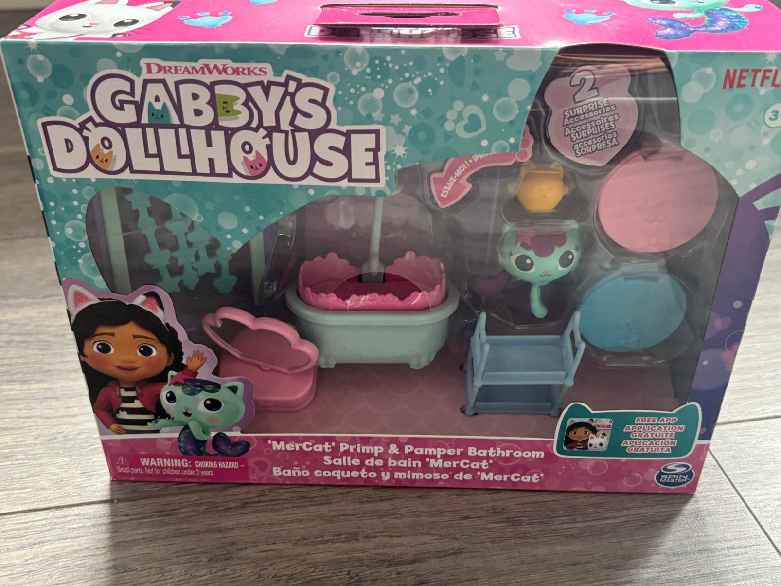 Gabby poppenhuis dollhouse badkamer, Ophalen of Verzenden, Nieuw