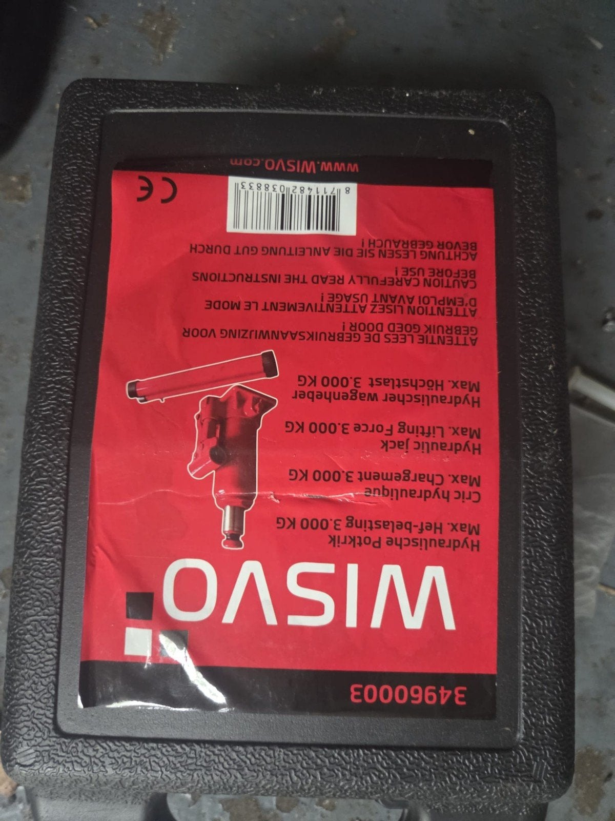WISVO Hydraulische Potkrik 3000 KG - Nieuw in doos, Ophalen of Verzenden