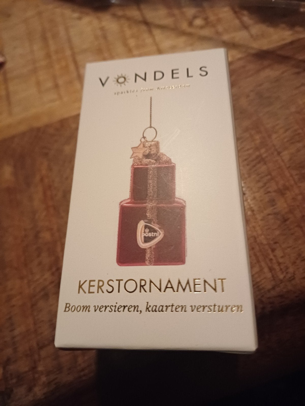 kerst vondels kerstornament  post nl, Ophalen of Verzenden, Nieuw