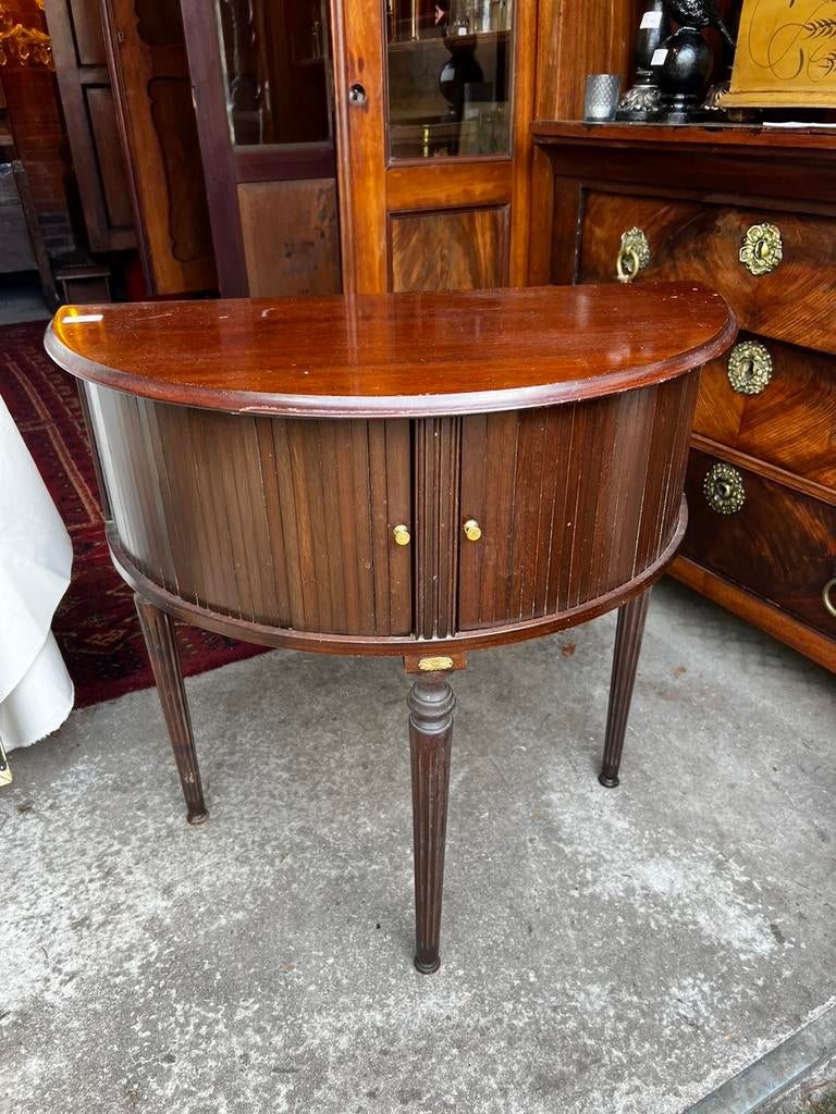 Prachtige demi lune tafel (halve maan tafel), Ophalen