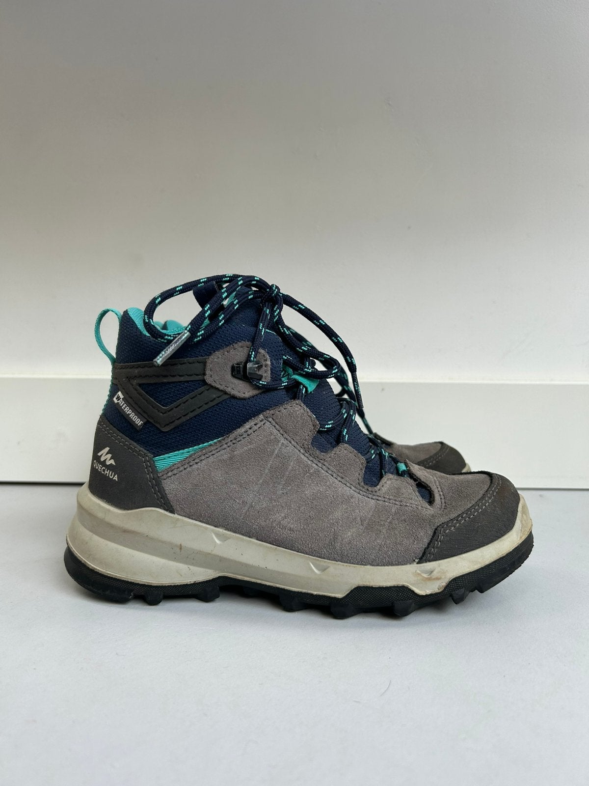 Wandelschoenen Bergschoenen kinderen maat 33 grijs blauw, Sport en Fitness, Bergsport en Wandelen, Ophalen of Verzenden, Gebruikt