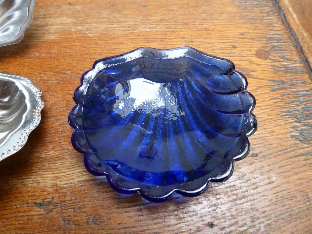 Vintage kaviaarschaaltje, schelp, Antiek en Kunst, Ophalen of Verzenden