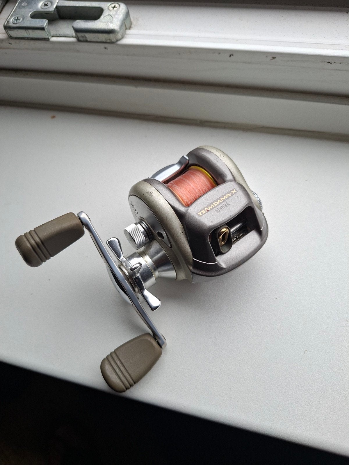 Team Daiwa-X 103HVA baitcaster, technisch toppertje!, Watersport en Boten, Ophalen of Verzenden, Gebruikt, Molen