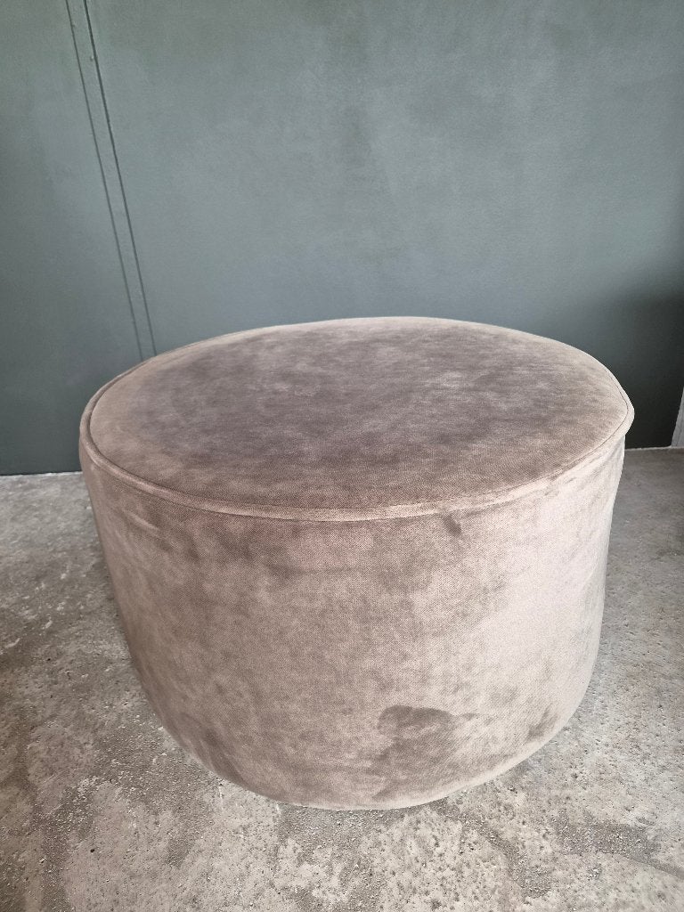 Poef hocker merk Wood, Ophalen, Gebruikt, Stof, 50 tot 75 cm