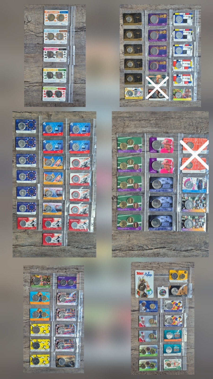82x Coincards en Penningen Collectie, Verzenden, Nederland en Buitenland, Munten