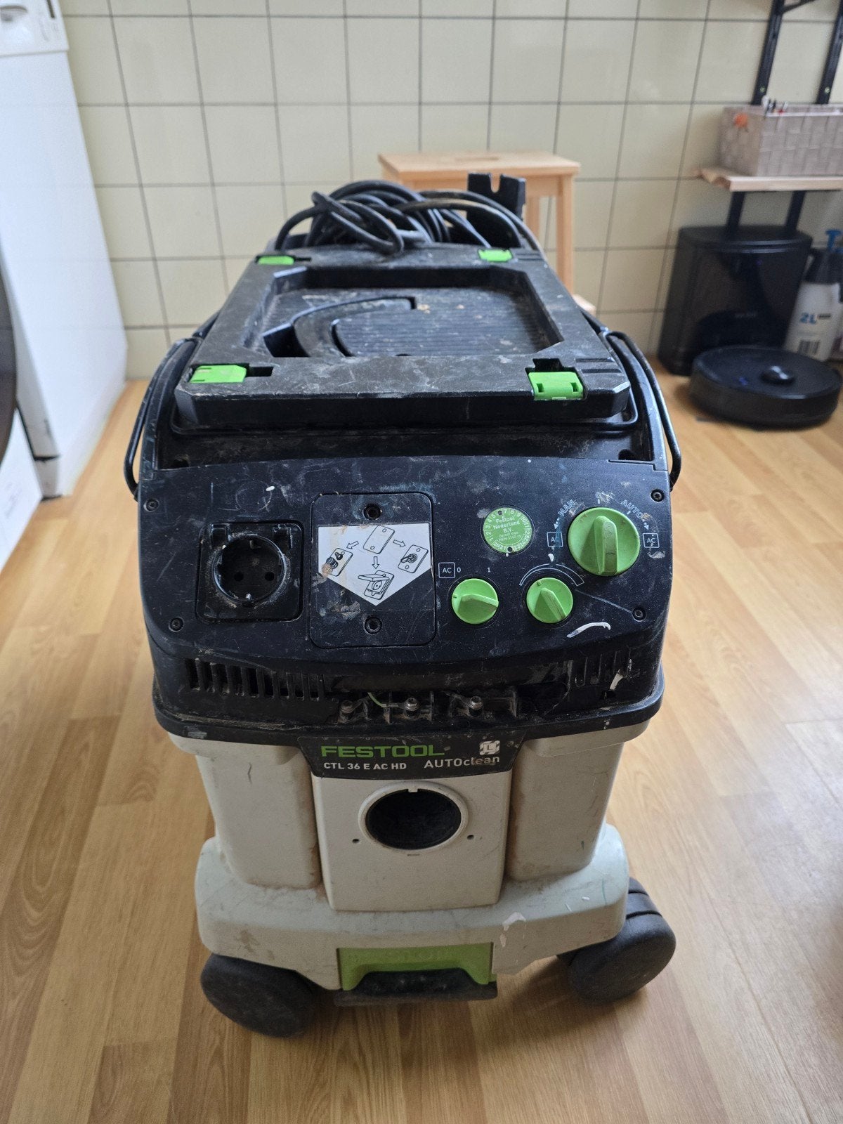 Festool CTL 36 E AC HD stofzuiger - defect voor onderdelen, Witgoed en Apparatuur, Stofzuigers, Ophalen, Niet werkend, Industriële stofzuiger