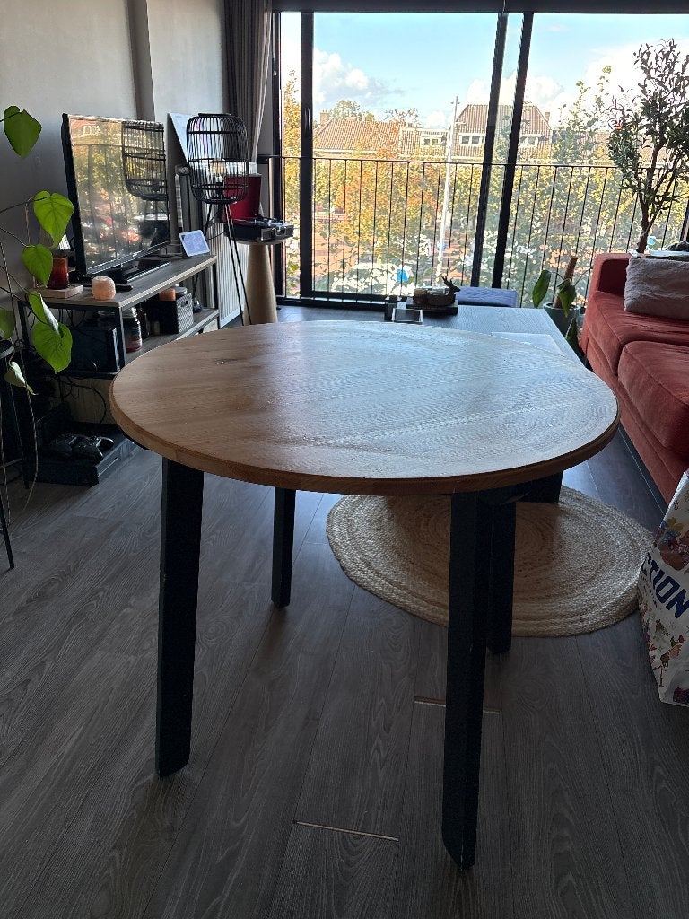 Tafel, Ophalen, Gebruikt, 50 tot 100 cm, Rond
