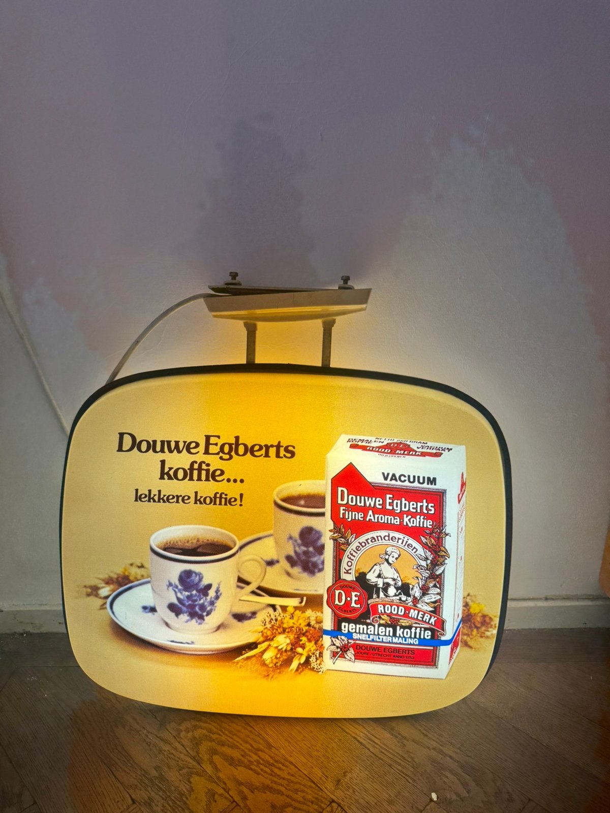 Vintage lamp/lichtbak, Ophalen
