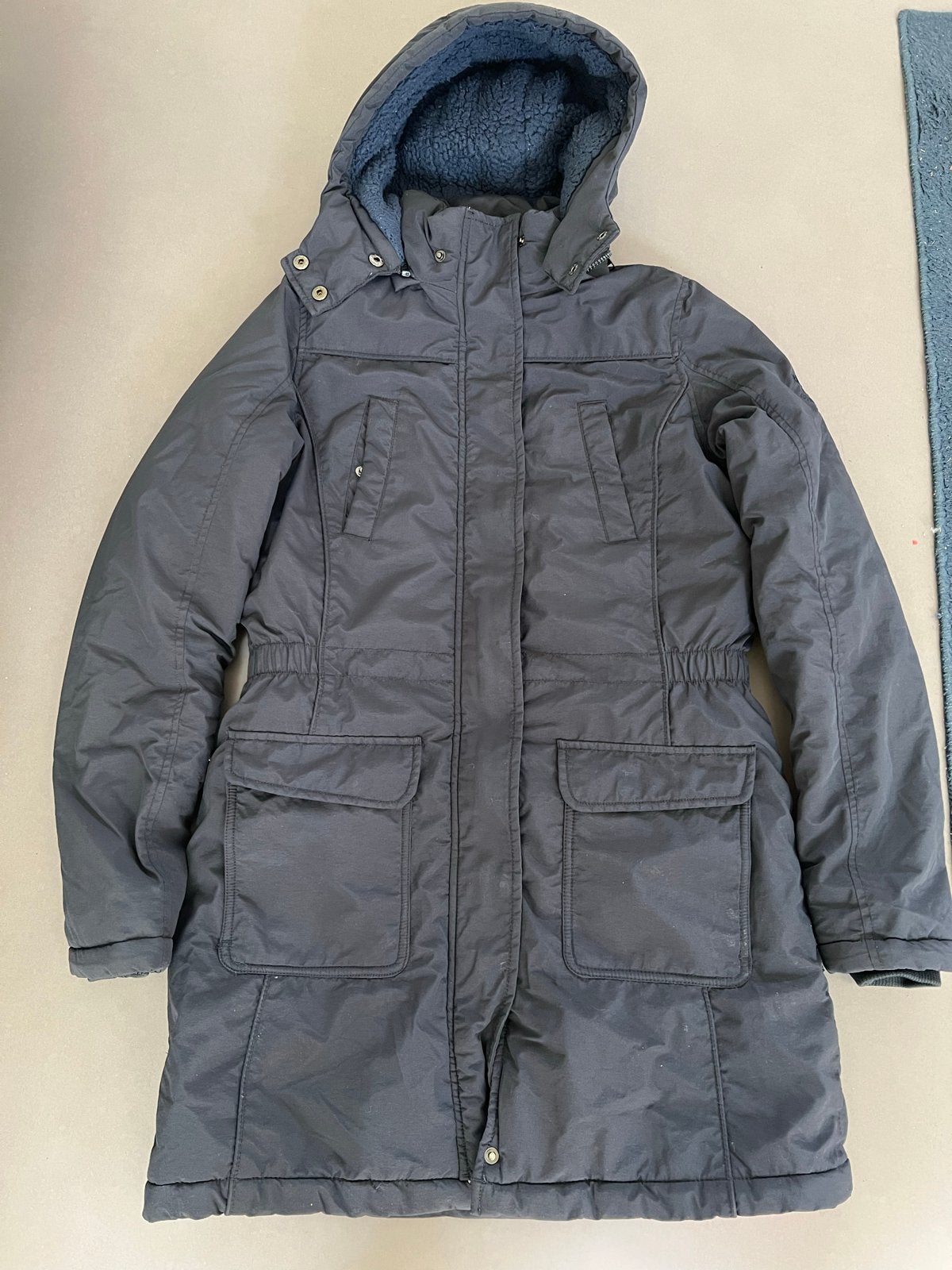 CARS Jeans winterjas met roze voering, maat 176, Ophalen of Verzenden, Gebruikt, Meisje, Jas