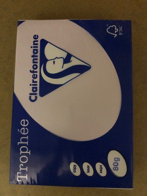 Clairefontaine Trophée Gekleurd Papier A4 80 g/m² Lila, Diversen, Ophalen of Verzenden, Nieuw