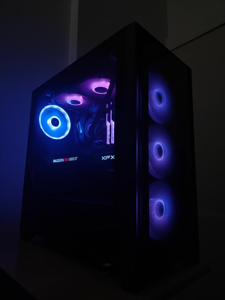 Game PC | 6800XT | Ryzen 5 5600x | 32GB RAM | 1.5TB SSD | 4K, Ophalen, 32 GB, Zelf gebouwde pc, Virtual Reality