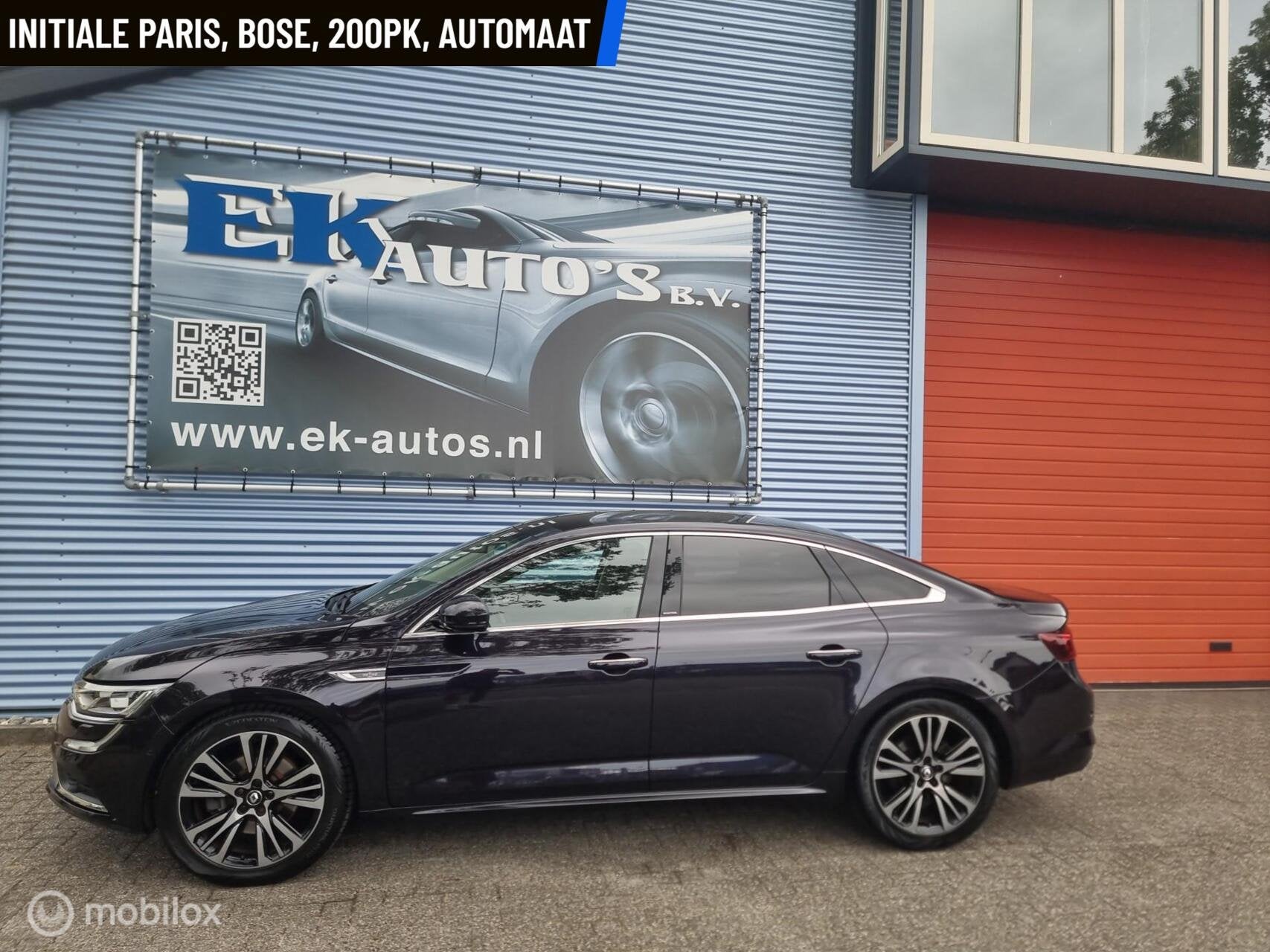 Renault Talisman 1.6 TCe Initiale Paris Bose Automaat 200pk, Auto's, 1618 cc, Gebruikt, Leder, 1405 kg