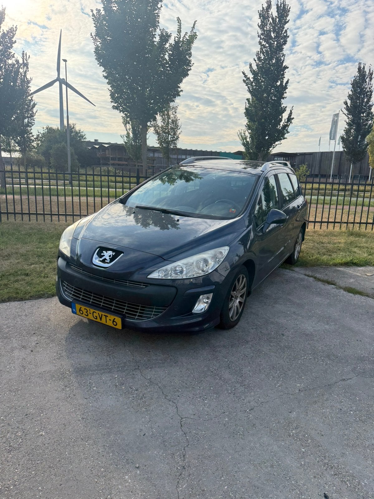 Peugeot 308 1.6 VTI 16V SW 7P 2008 Blauw, Auto's, Voorwielaandrijving, 4 cilinders, Blauw, 7 stoelen