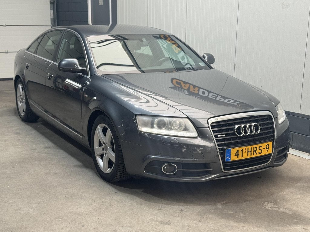 Audi A6 Limousine 3.0 TFSI quattro Pro Line, Auto's, Euro 5, Stof, Gebruikt, Zwart