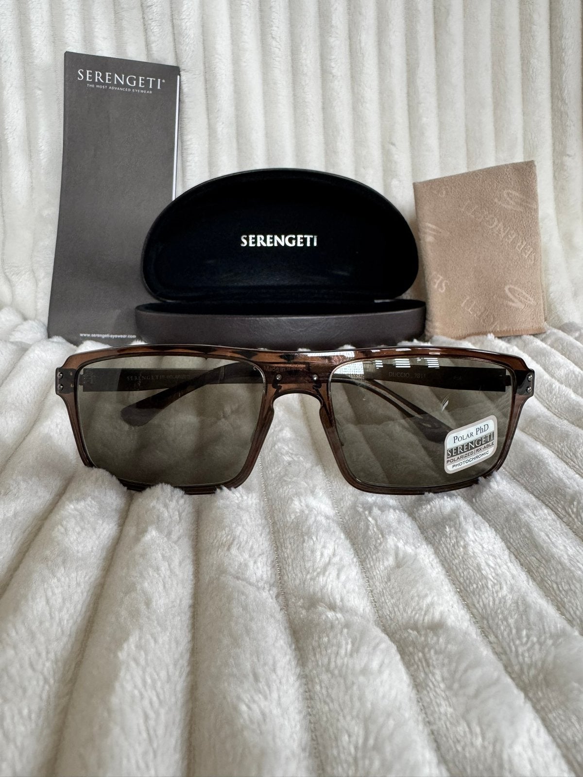 Serengeti Duccio 7811 garantie en btw-factuur, Zonnebril, Nieuw, Ophalen of Verzenden, Nvt