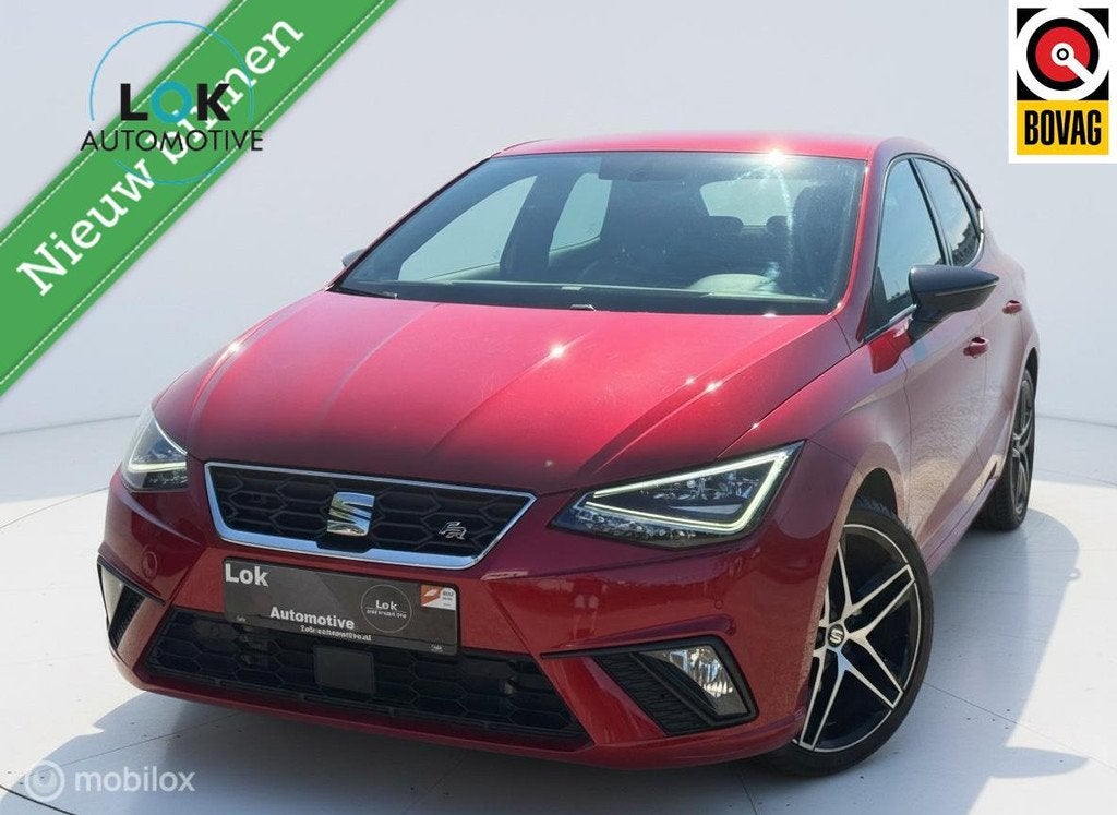 Seat Ibiza 1.0 TSI FR LED|VIRTUAL|ALCANTARA|AUTOMAAT|STOELVE, Auto's, Seat, Gebruikt, Zwart, 1072 kg, Ibiza