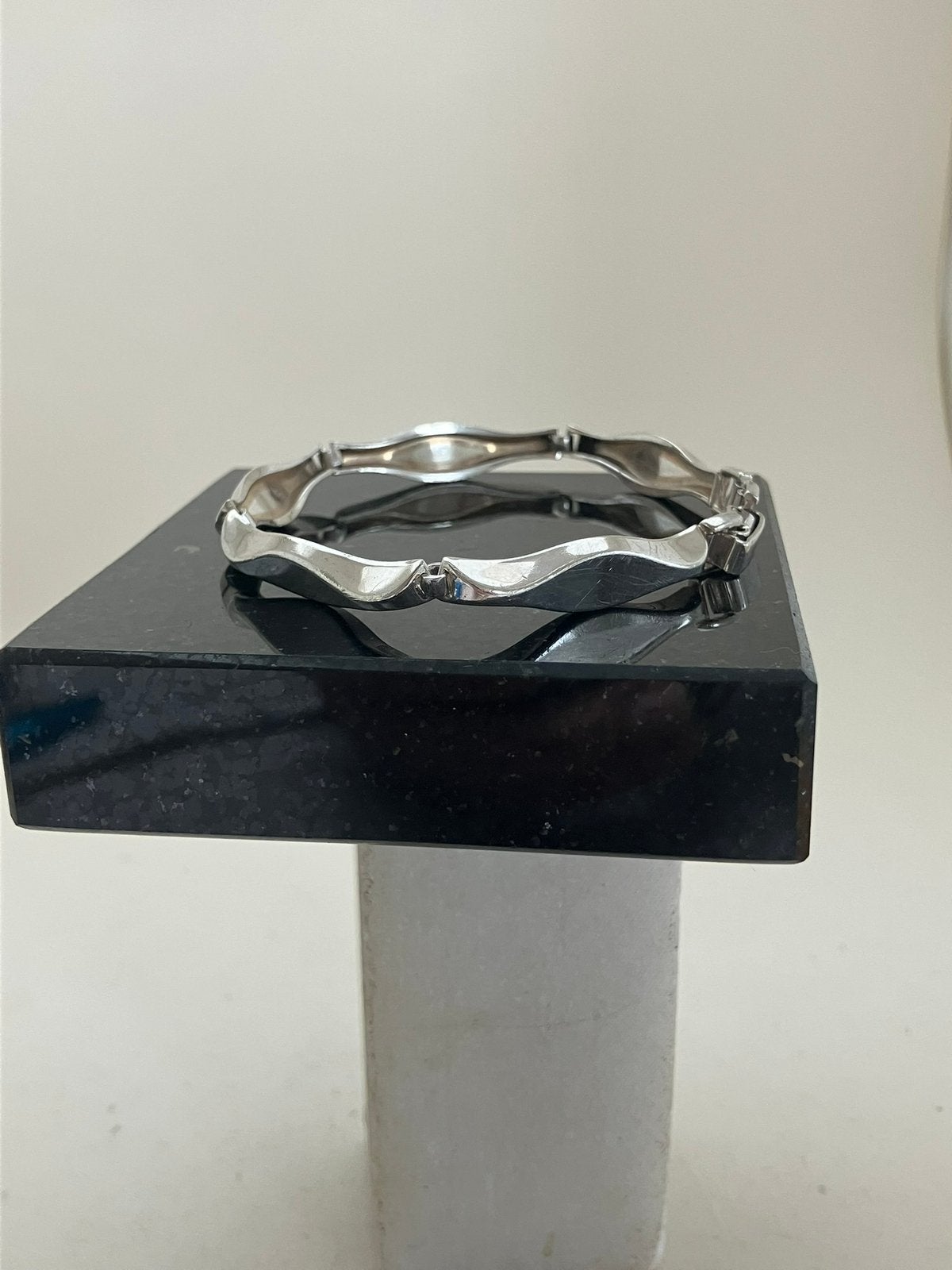 Elegante zilveren armband, Ophalen of Verzenden, Zo goed als nieuw, Zilver