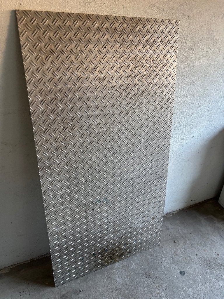 Traanplaat Aluminium, Ophalen, Gebruikt, Aluminium