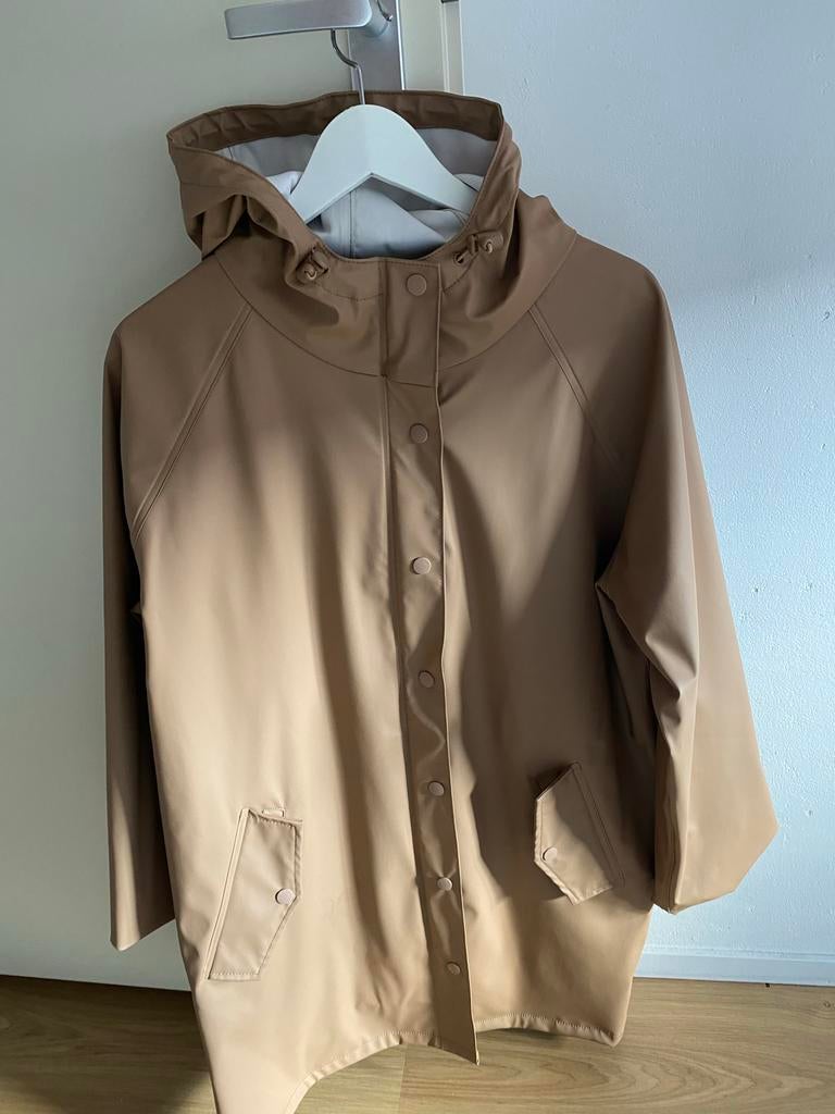 Hema Regenjas Maat M - Beige, Ophalen of Verzenden, Zo goed als nieuw, Regenjas, Dames