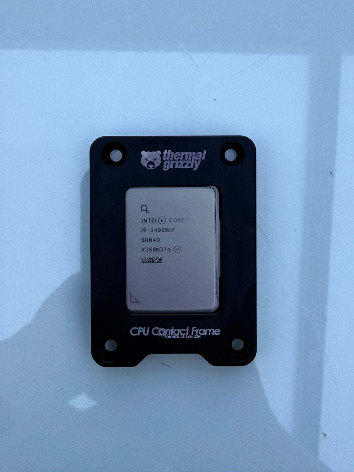 intel i9 14900kf + thermalgrizzly contact frame!, Computers en Software, Processors, Ophalen of Verzenden, Zo goed als nieuw, 24-core