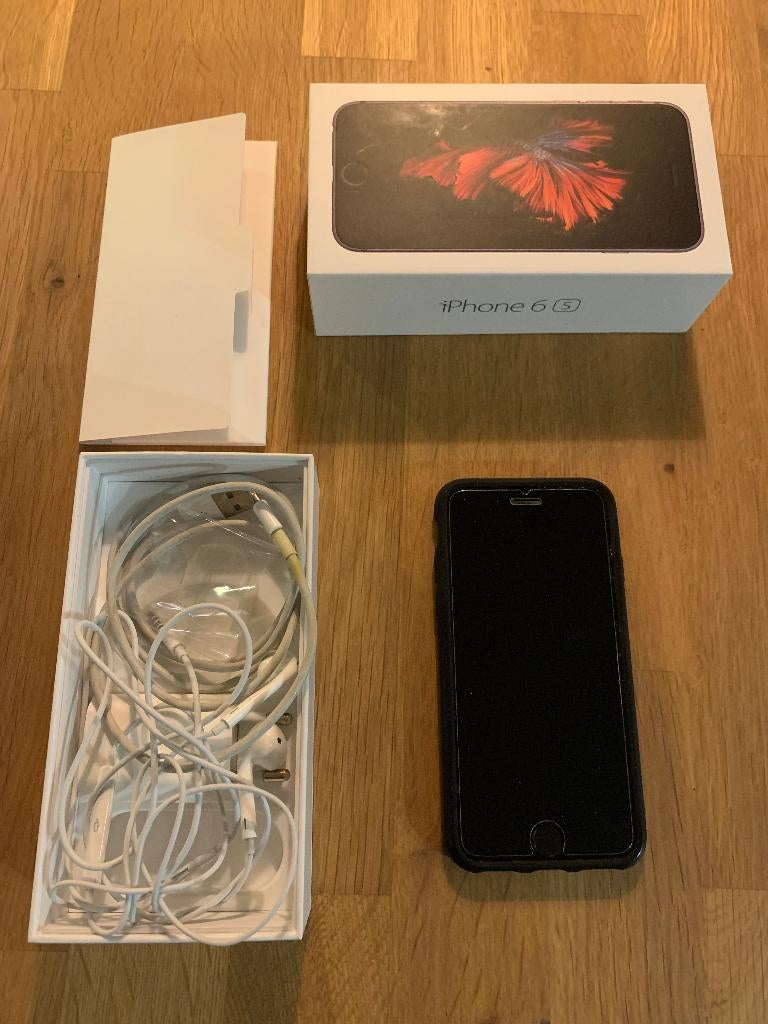 Iphone 6S compleet met alle toebehoren en doosje, Telecommunicatie, Mobiele telefoons | Apple iPhone, Gebruikt, 32 GB, Ophalen of Verzenden