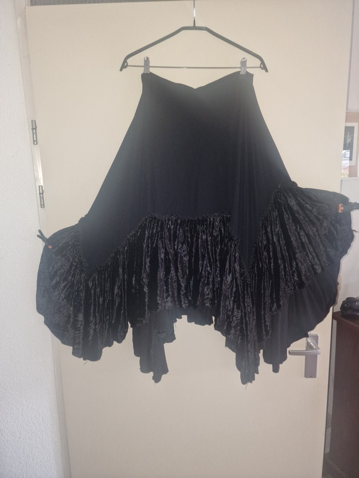 Zwarte Cora Kemperman rok Chiffon & Fluweel zwierig, Maat 38/40 (M), Zwart, Ophalen of Verzenden, Cora Kemperman